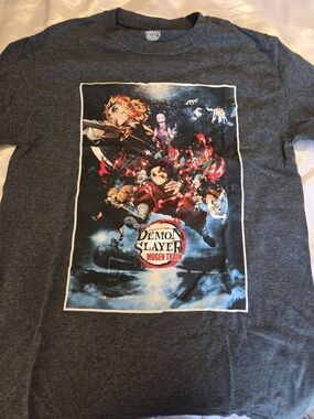 Demon Slayer Mugen Train Graphic T-Shirt Size Small Anime Tee